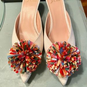 J.Crew Pom-Pom Mules